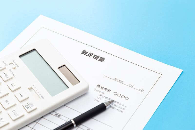 工場向けポリウレア塗装の見積もりの内訳